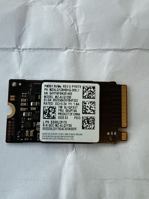 RAM Memory and NVMe SSD64551387991297123