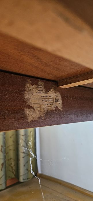 Stół składany lakierowany PRL