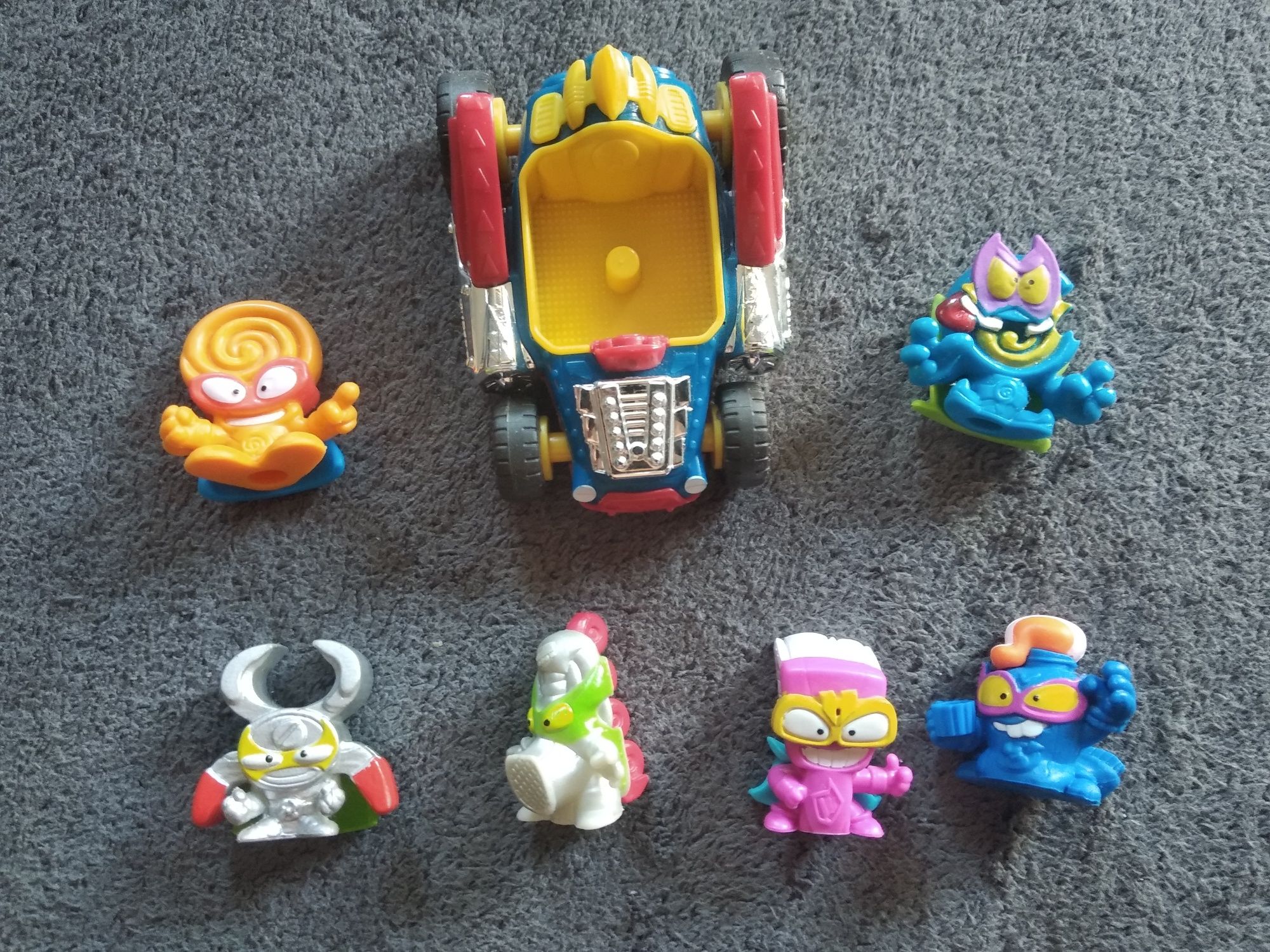 Zestaw Super Zings + srebrne figurki + pojazd