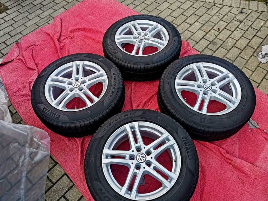 KOŁA zima 17' VW TIGUAN -  ET36 - 5x112 - 215/65/17 Pirelli