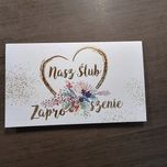 3 zaproszenia na ślub