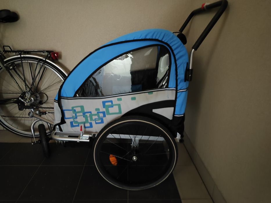 Przyczepka rowerowa Artnico wózek 3w1