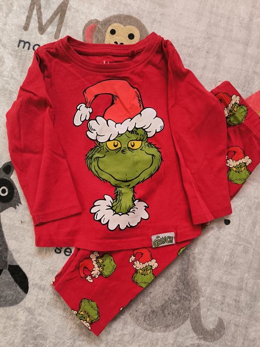 Piżama grinch rozmiar 74 Sinsay