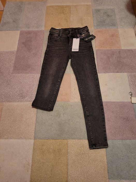 Jeansy MSara 27 - grafitowe