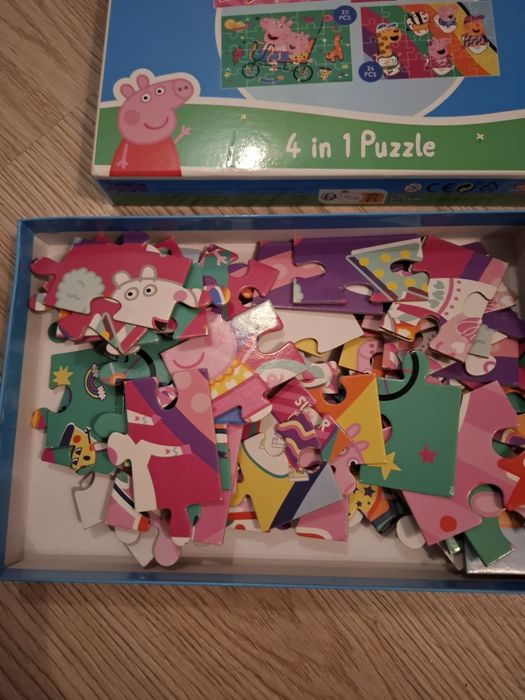 Puzle Peppa 4 w 1 dla  3+