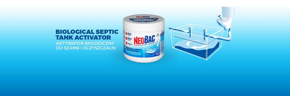 БиоБактерии НеоБак 5 кг(200ДОЗ) NeoBac для септика/ямы/канализаций
