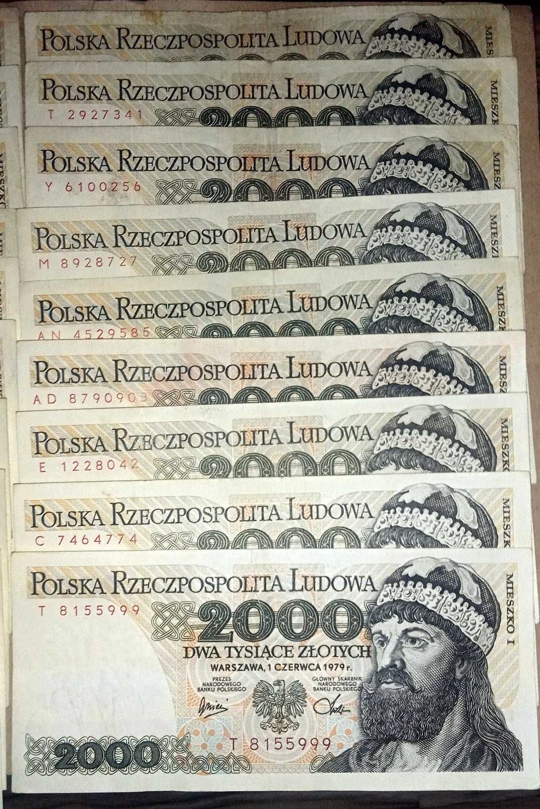 Banknoty PRL 2000 zł