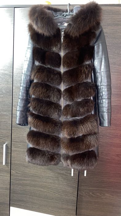 Шуба / желетка із песця 2 в одному