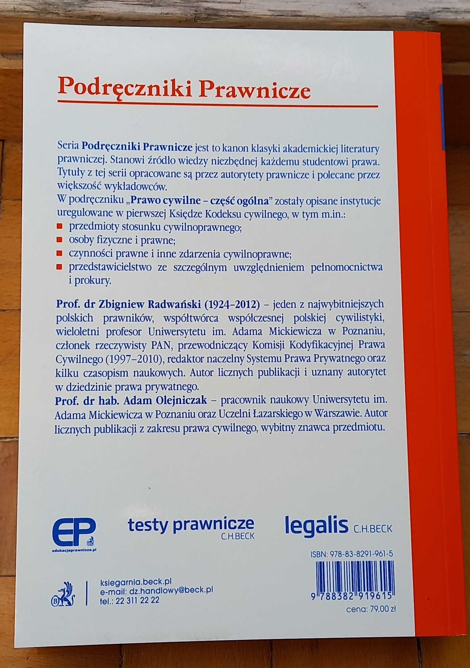 Prawo cywilne - cz. ogólna