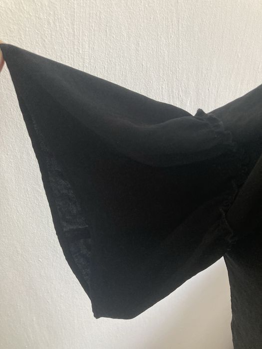 Czarna bluzka z szerokimi rękawami l Stradivarius