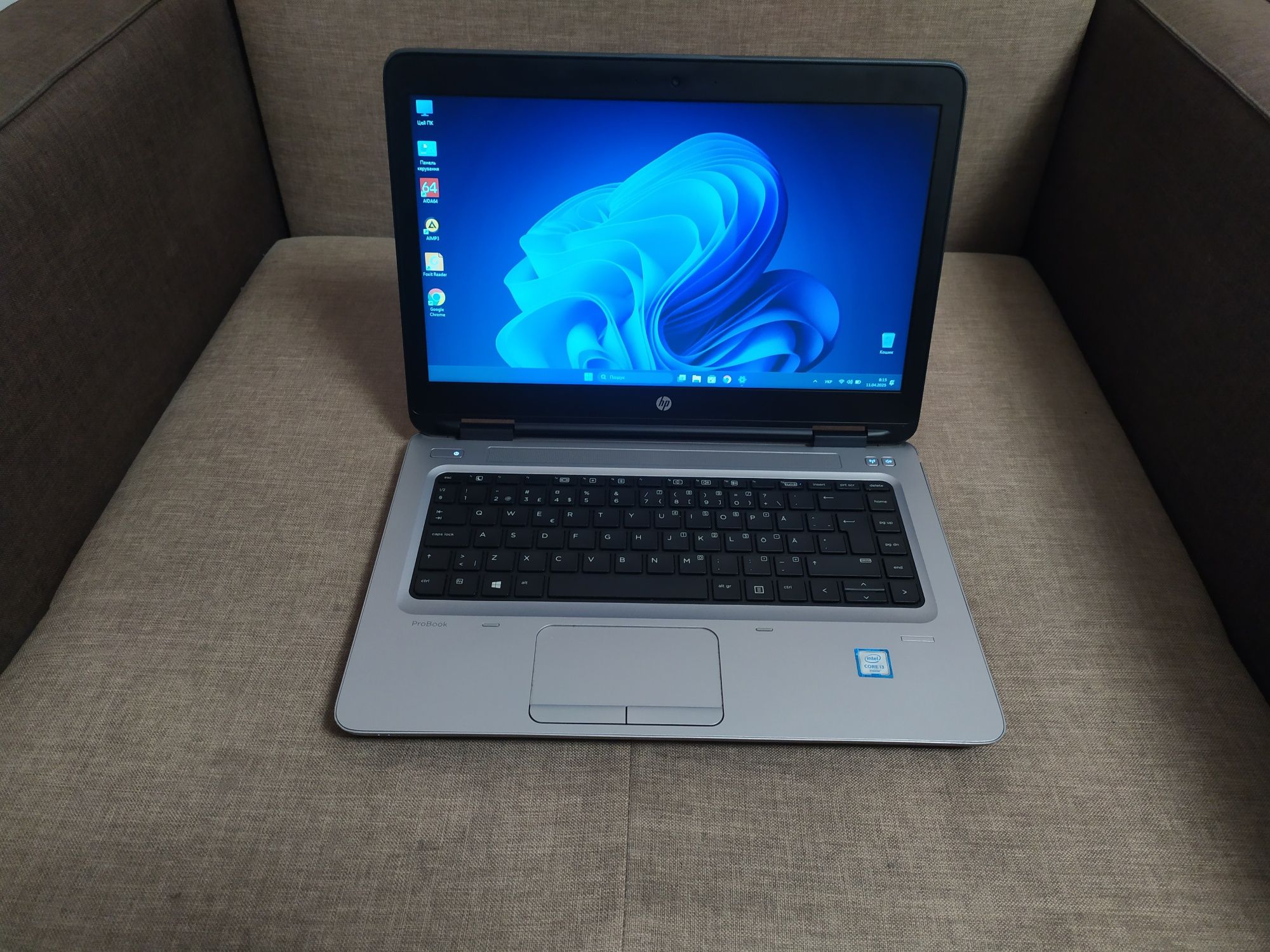 Ноутбук Hp 640 G2,Intel Core i3-6100,ram 8/ssd 240 gb