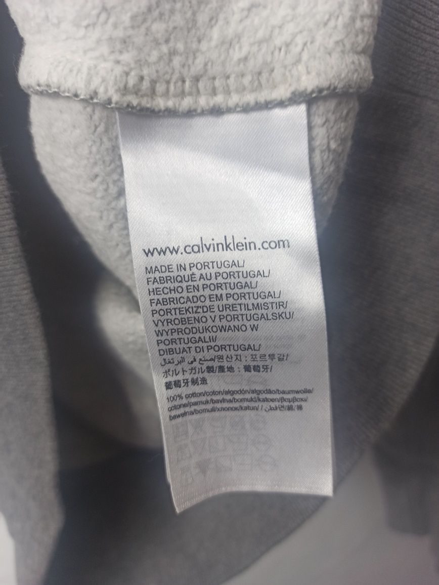 Calvin Klein Jeans szara bluza crewneck XS