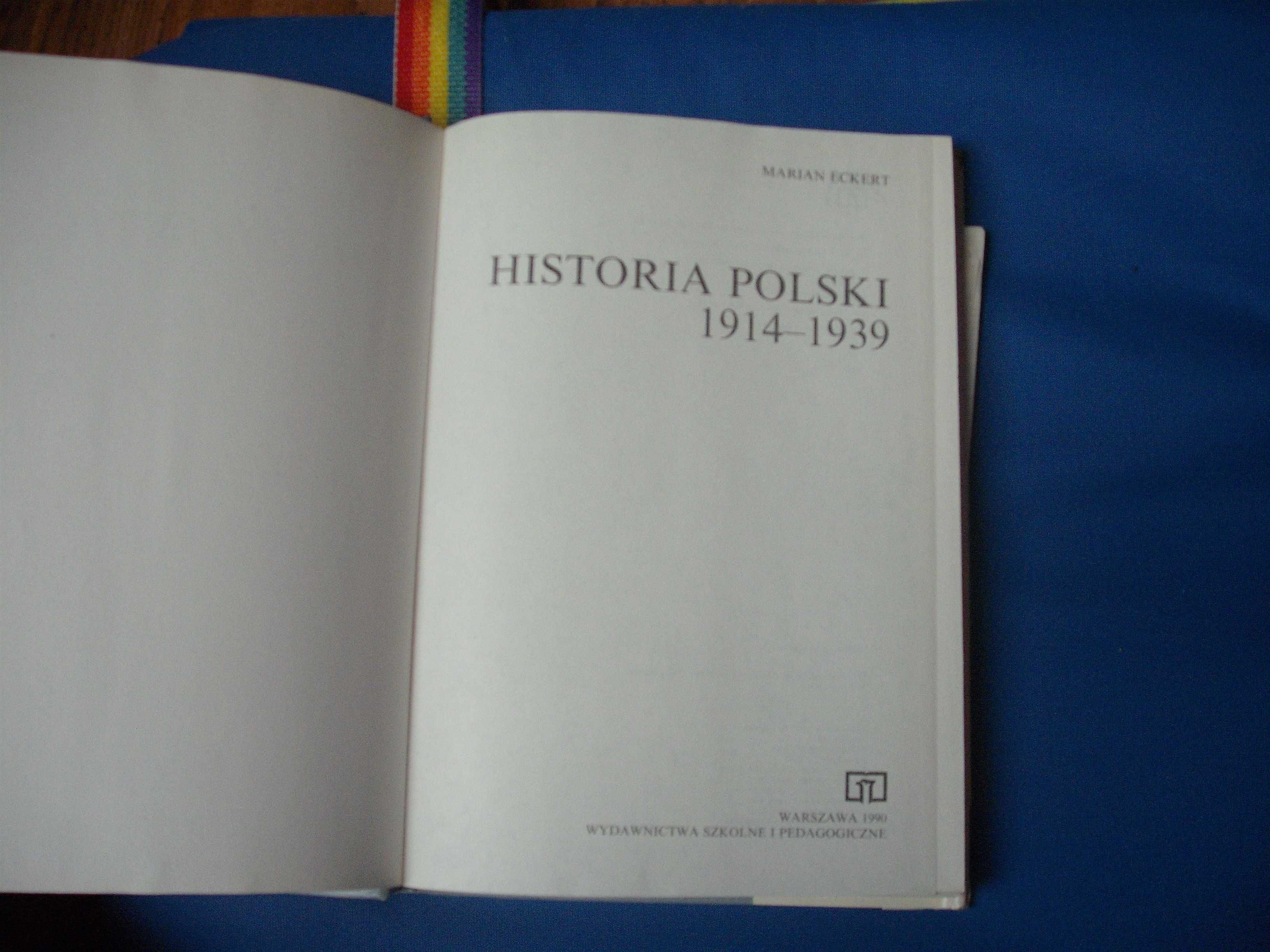 Historia Polski 1914_1939; Marian Eckert