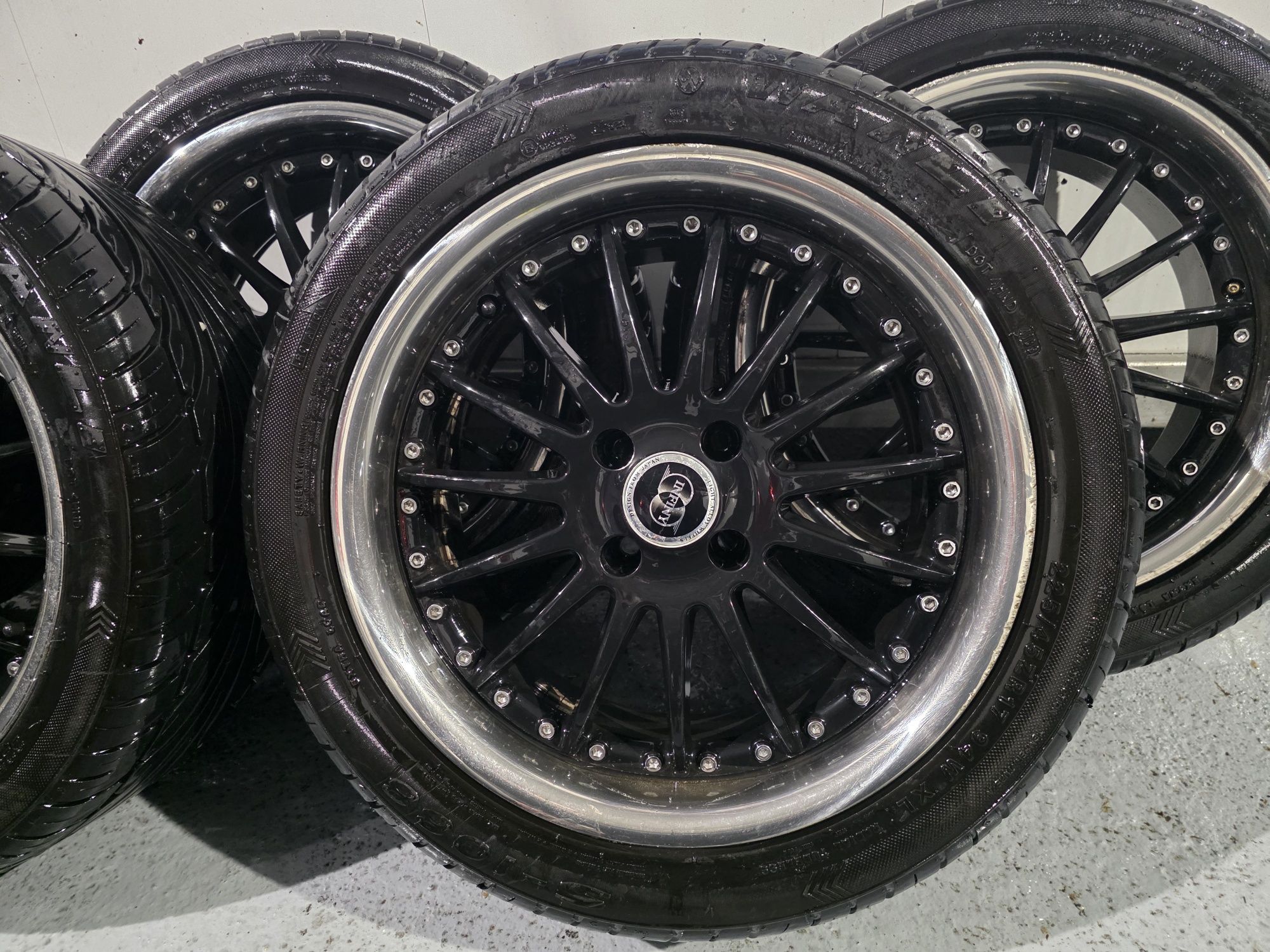 Jantes 17 4X108 c/pneus 225/45R17