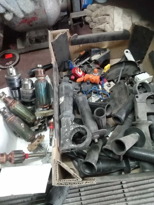 części do elektronarzędzi ,wirniki ,głowice ,wyłączniki, rączki