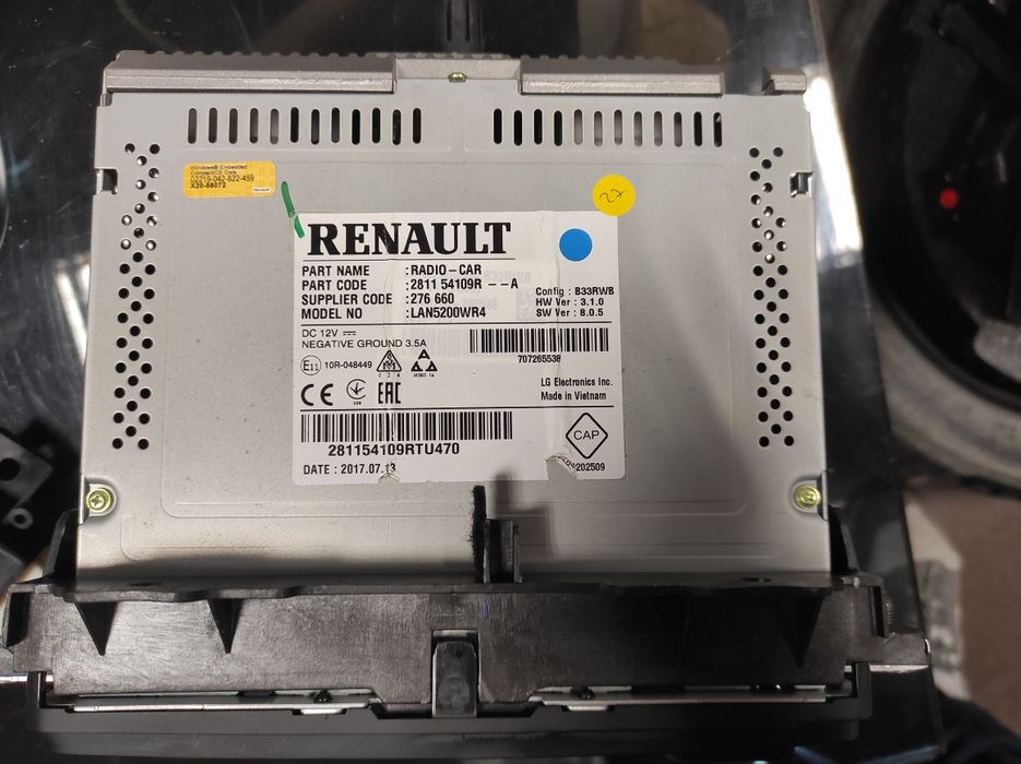 Renault Captur lift 17r nawi nawigacja