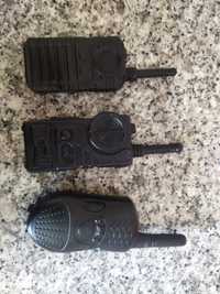 3 walkie-talkie de brinquedo