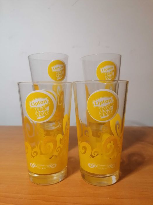6 copos promocionais Lipton Ice Tea