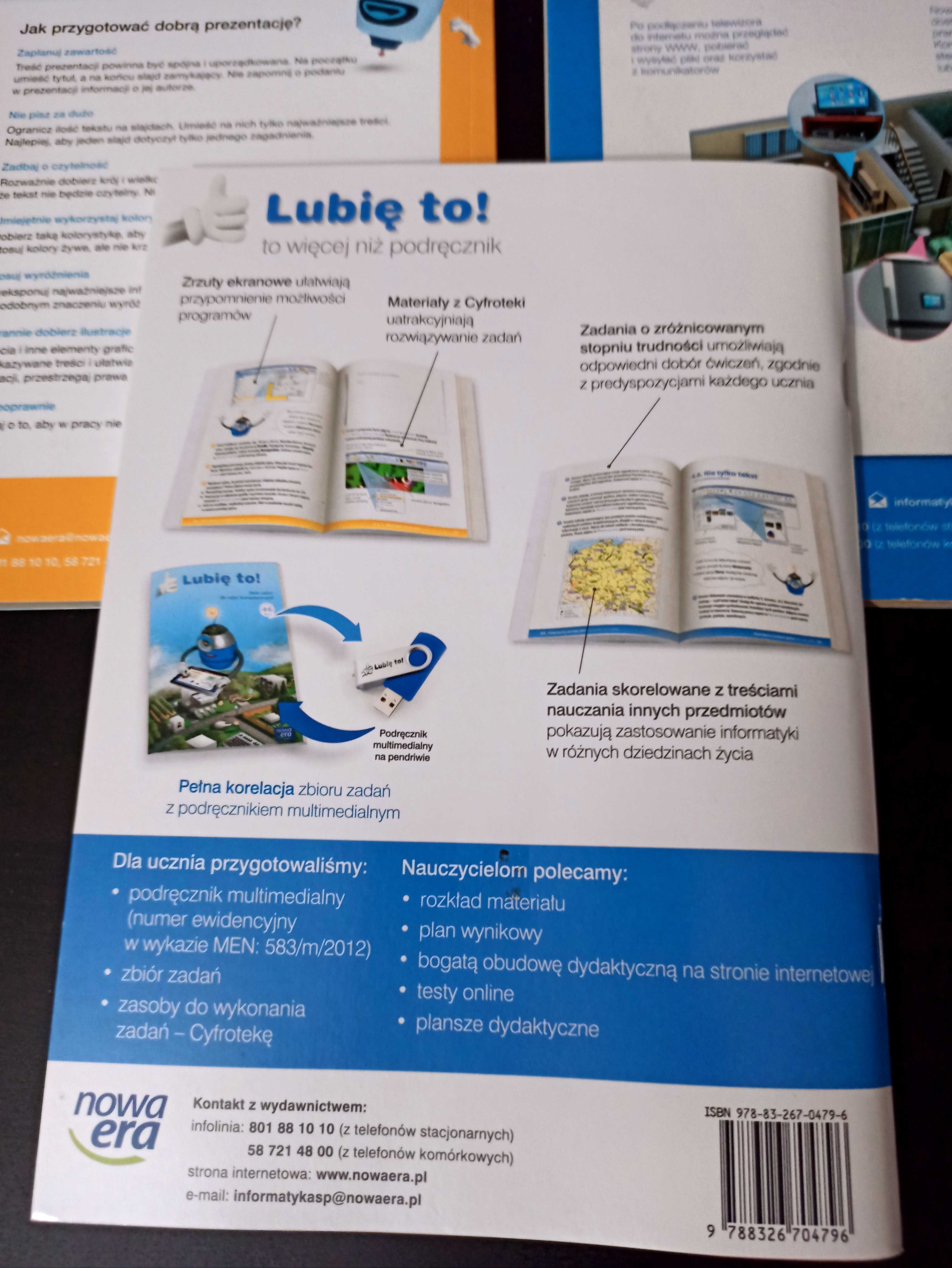 Lubię to! Informatyka szkoła podstawowa 3 książki razem