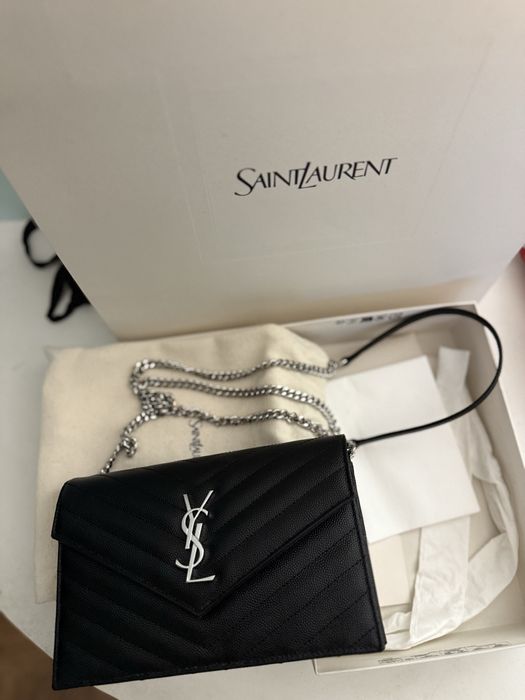 Сумка ysl cassandre yves saint laurent клатч оригінал, нова!
