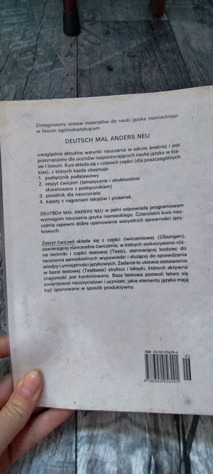 Samouczek z gramatyki niemieckiej, podr. i ćw. Deutsch mal anders