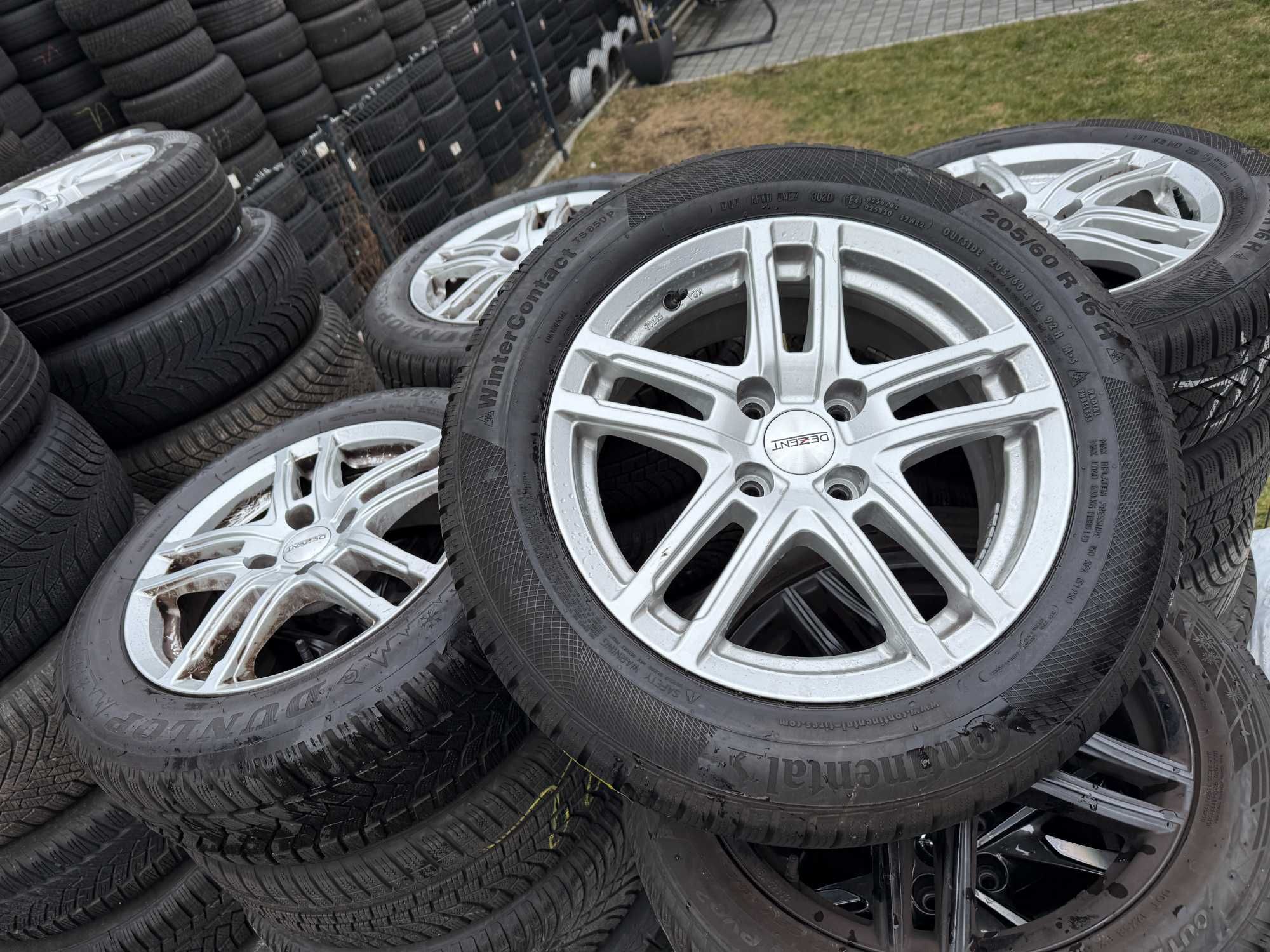 Felgi aluminiowe 16" 4x108 Ford EcoSport z oponami zimowymi