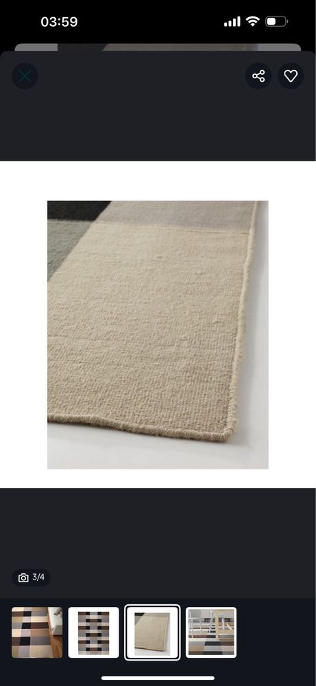 Vendo tapete killim