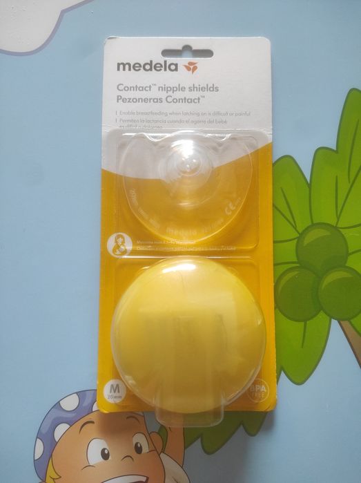 Protetores mamilos silicone Medela tamanho M - NOVO