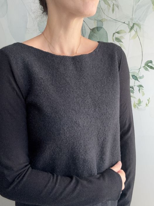 Sweter merino wool welna wiskoza s m zima cieply miekki