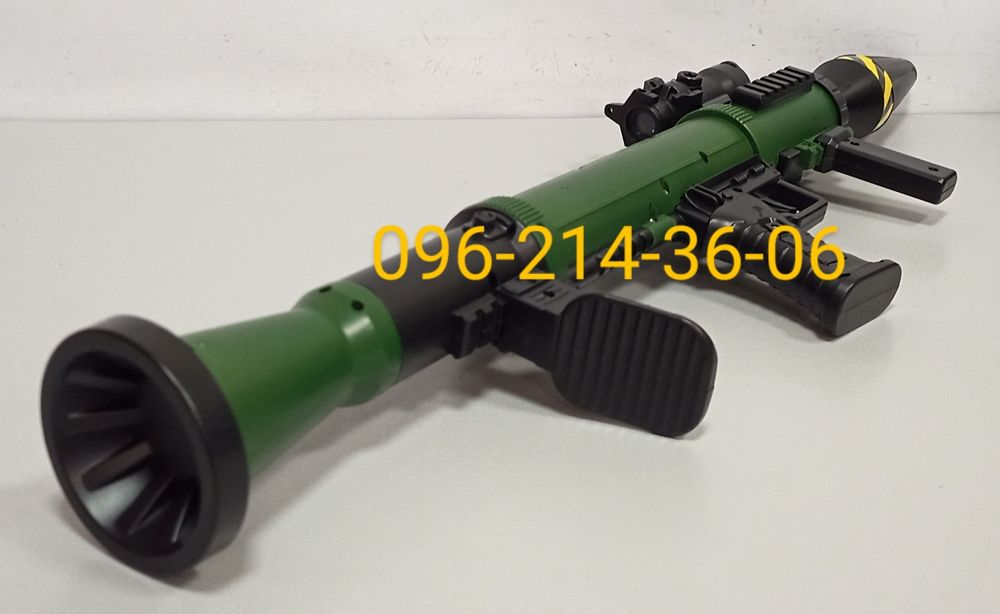 Детский Гранатомёт-базука РПГ с оптическим прицелом, звук.