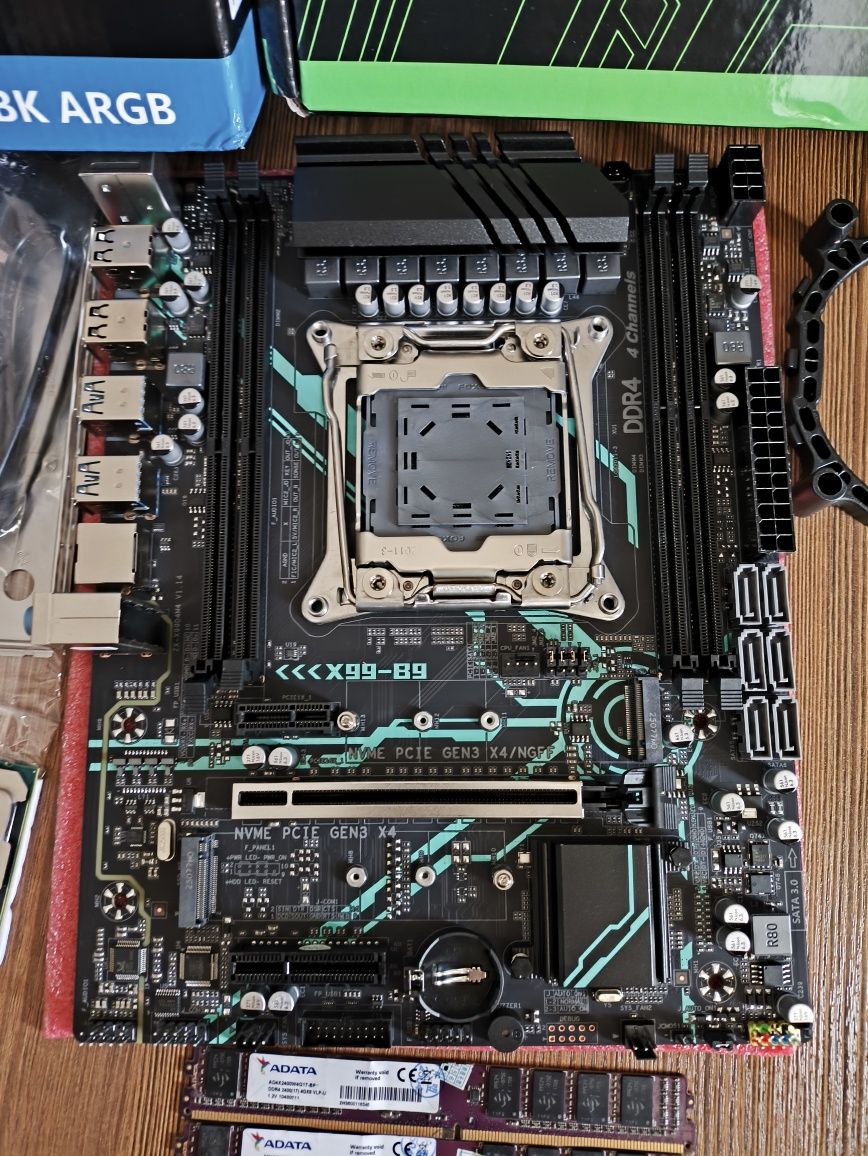 Комплект X99-B9, Intel E5-2680v4, DDR4 16 gb 2400 Mhz (4*4gb)