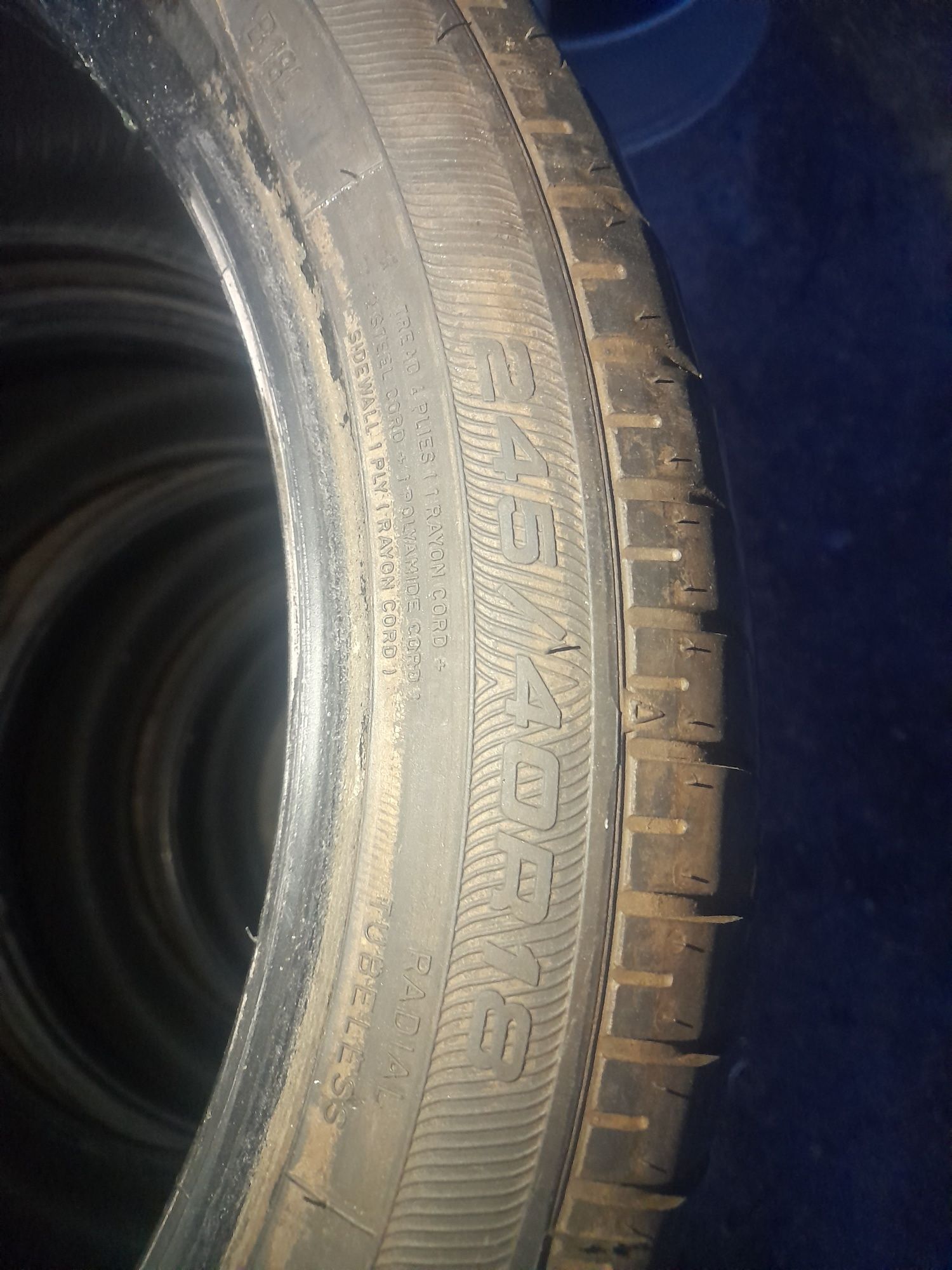 Opony letnie 245/40 r18 Goodyear stan bardzo dobry