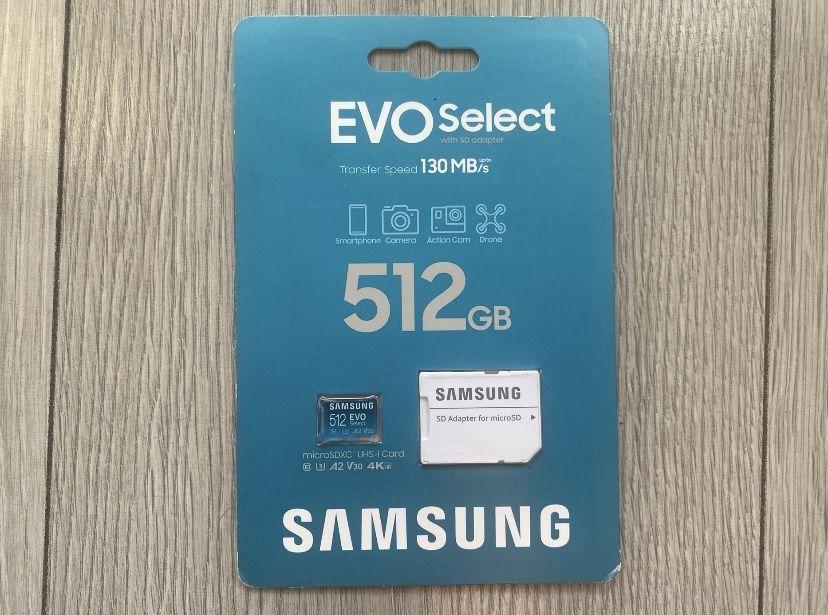 Nowa Samsung karta pamięci microSD 512GB 130MB/s Okazja New