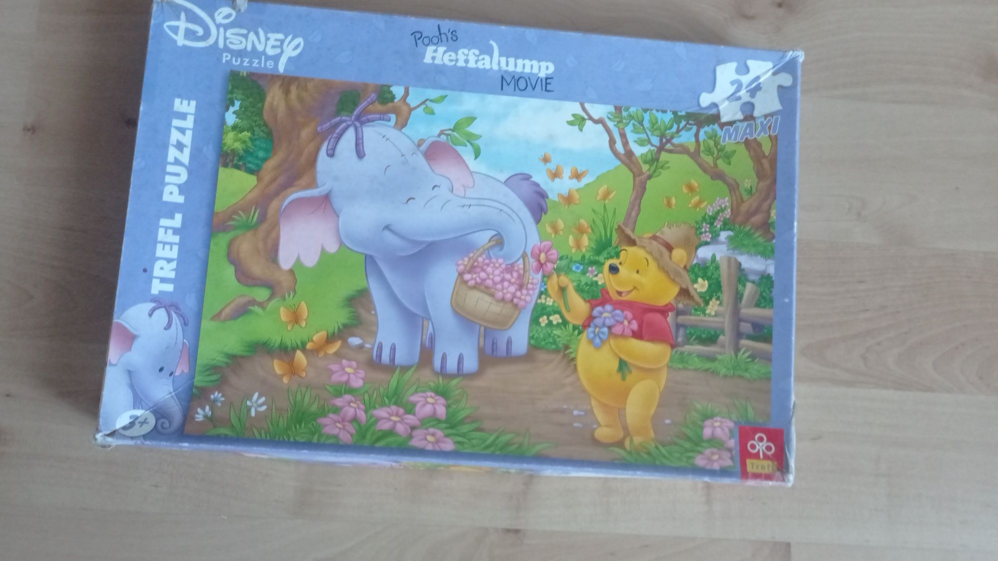 Puzzle Trefl Heffalump i Kubuś Puchatek, 24 elementy