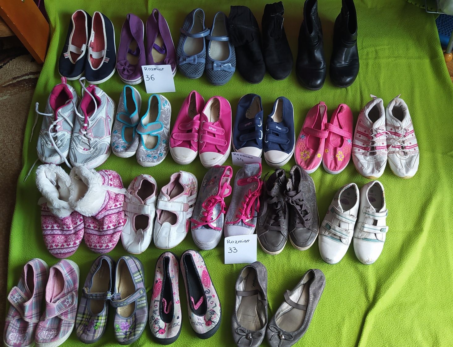 Buty dla dziewczynki -zestaw 20 par