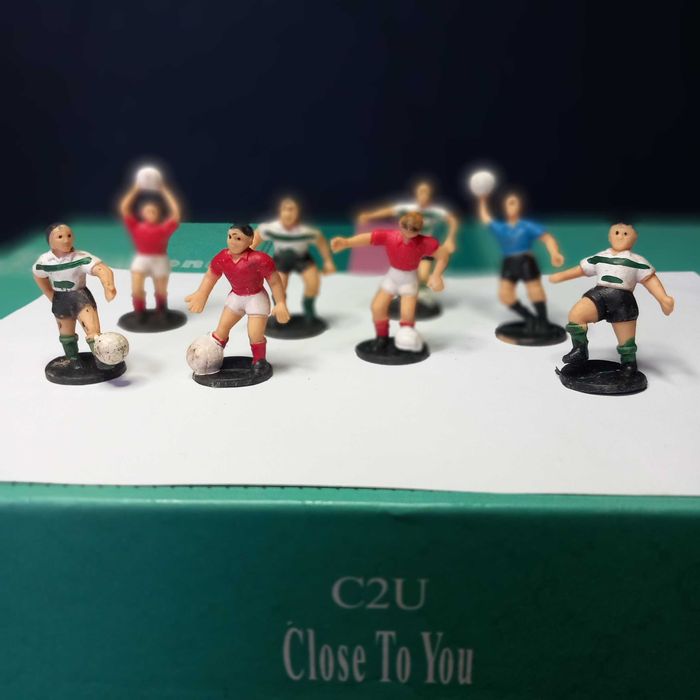 Colecção bonecos jogadores de futebol