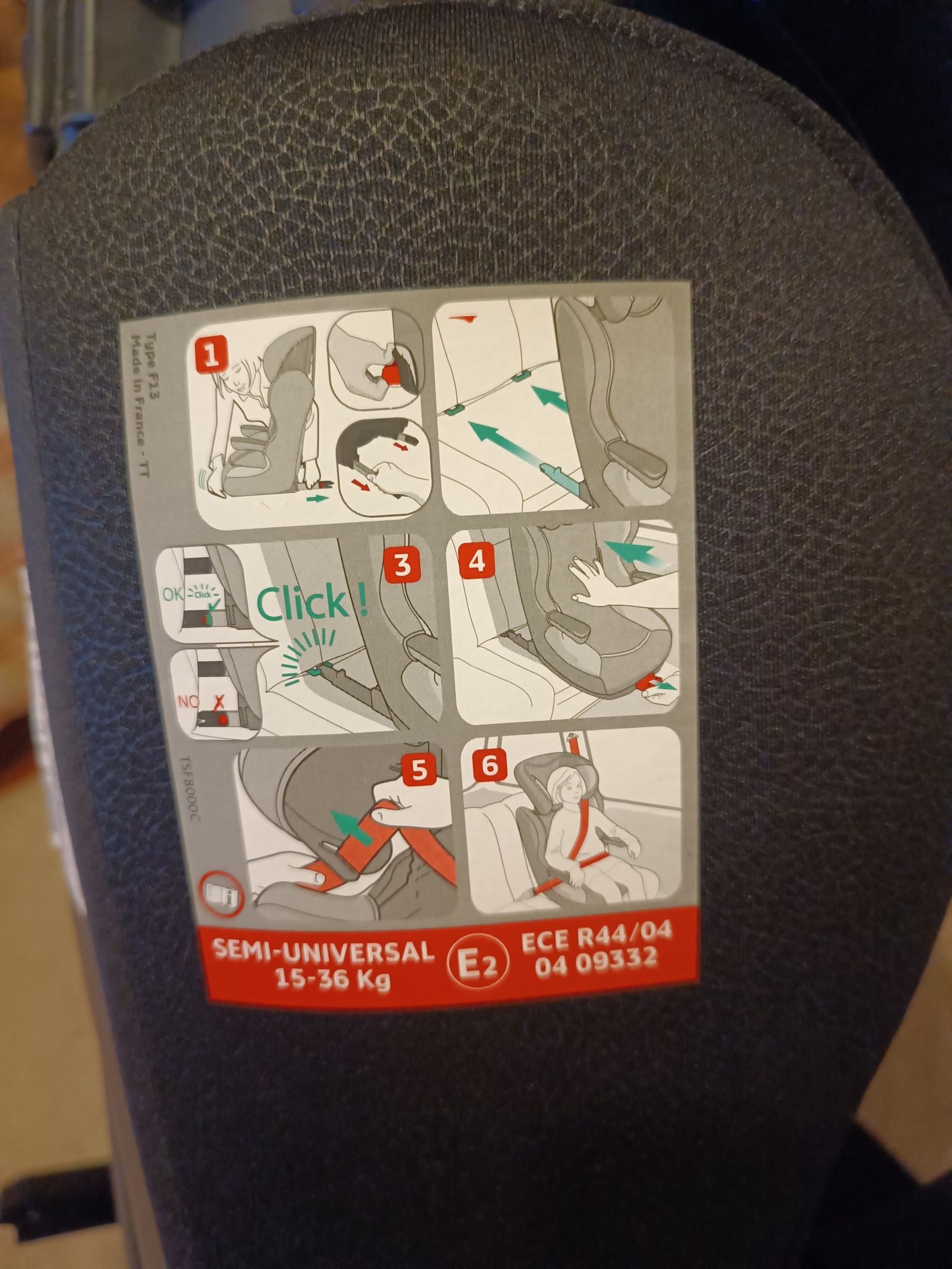 Cadeira Automóvel para Criança Zippy com Isofix