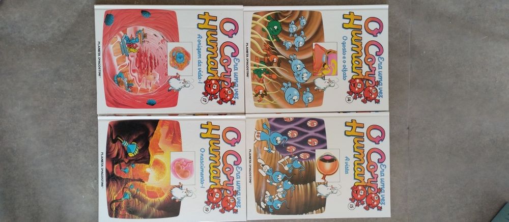 Livros coleção corpo humano