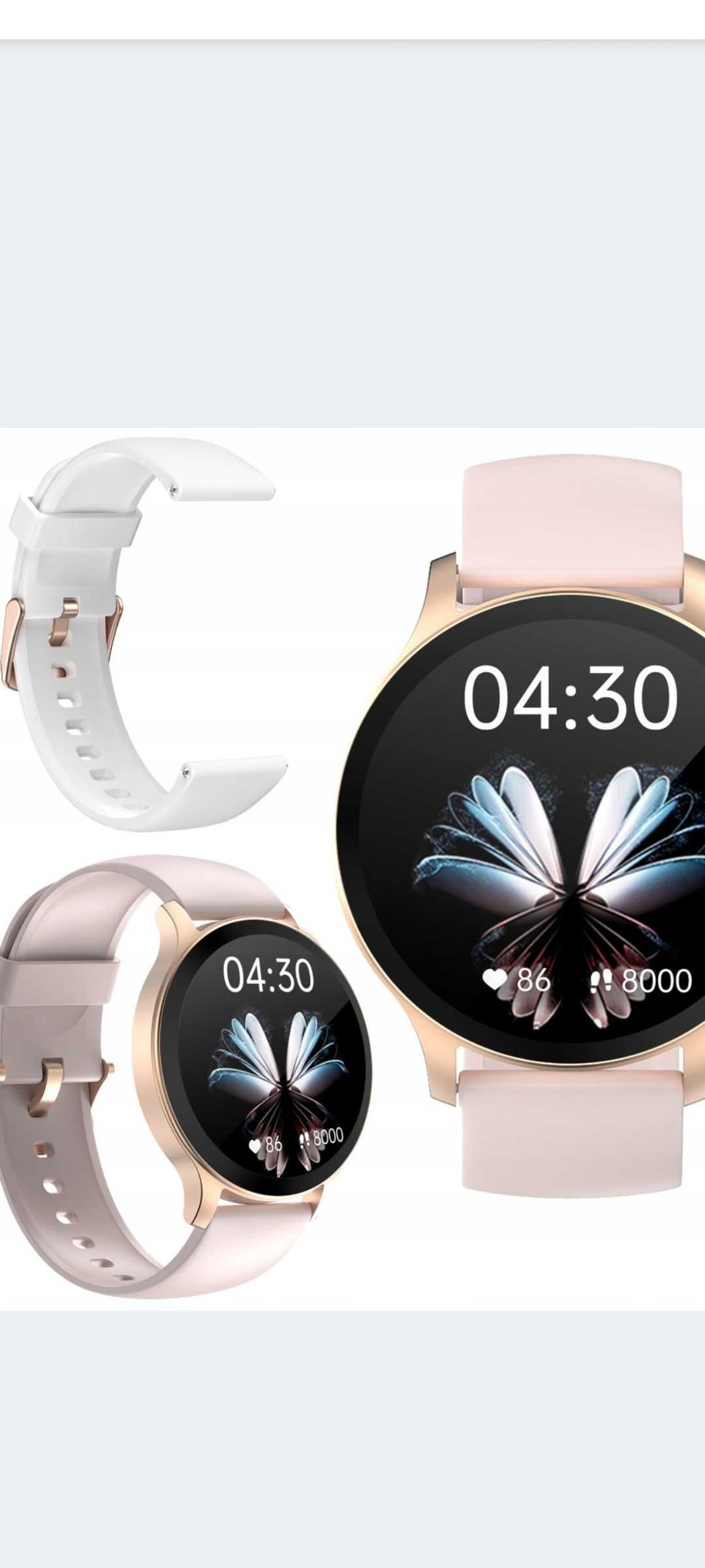 Smartwatch Linwear LW77 + 2 paski+szkło ochronne