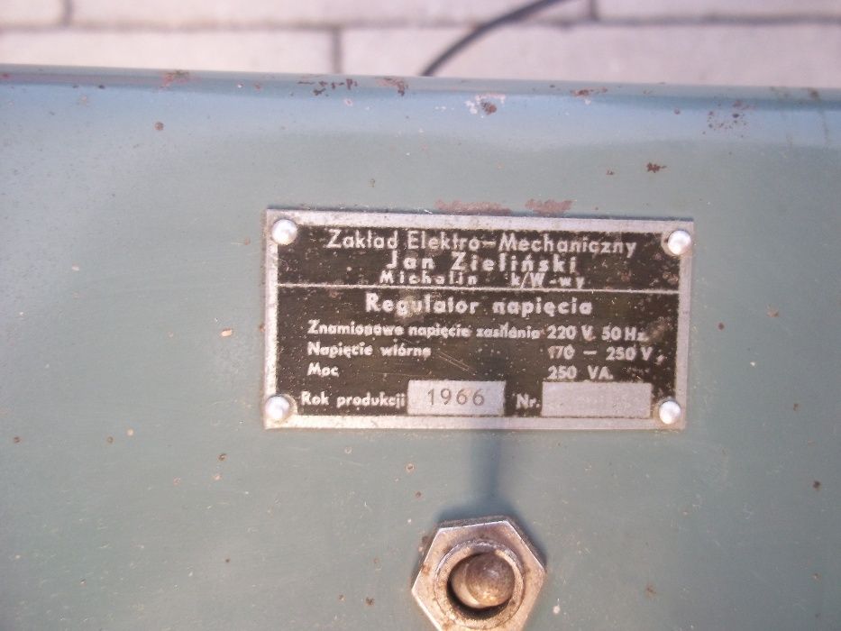 regulator napięcia oryginalny sprawny z 1966 roku jak nowy 6 stopniowy