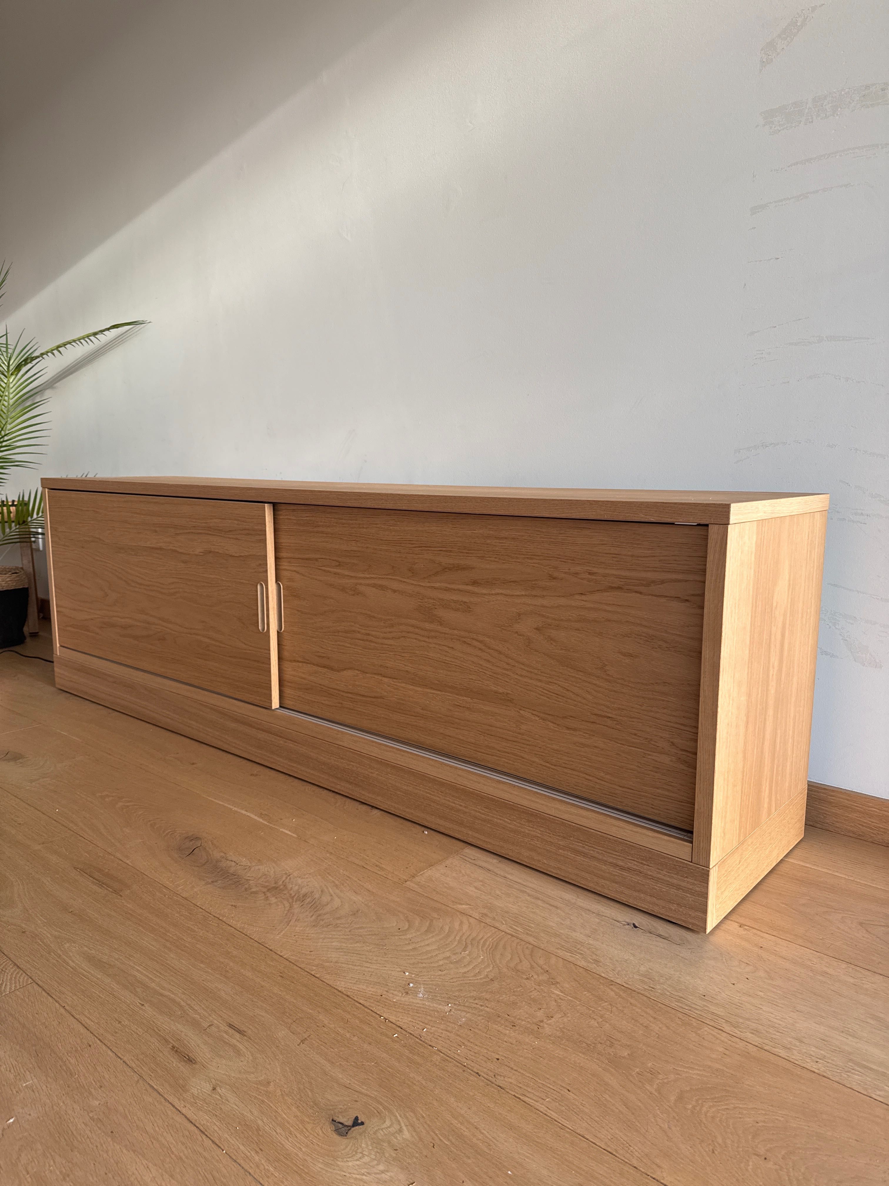 Movel TV Madeira Carvalho - TV Bench Stand, Wooden
