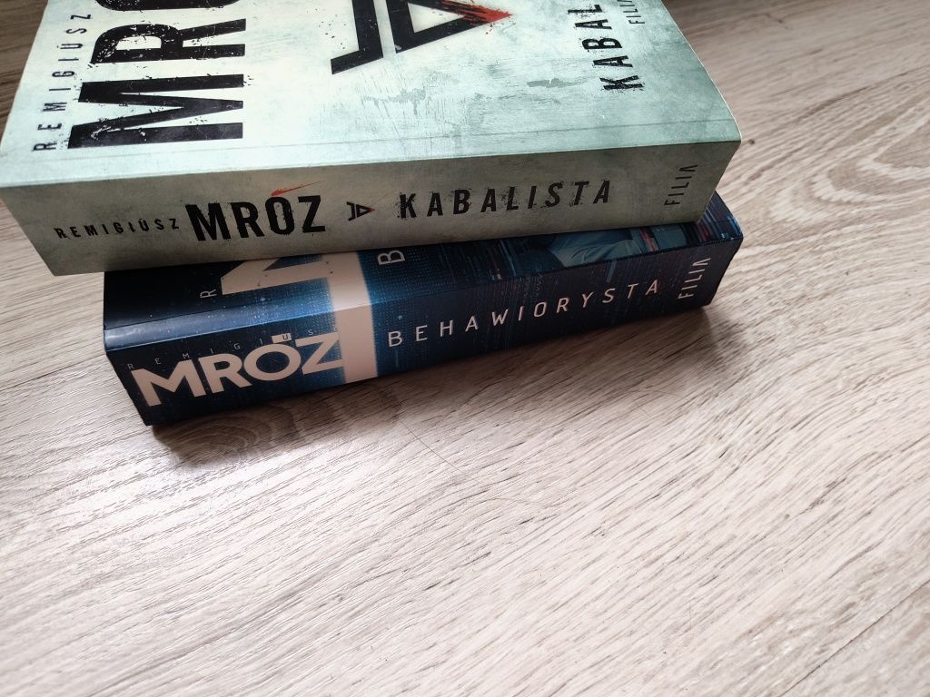 Remigiusz Mróz kabalista, behawiorysta książki zestaw mega paka tanio