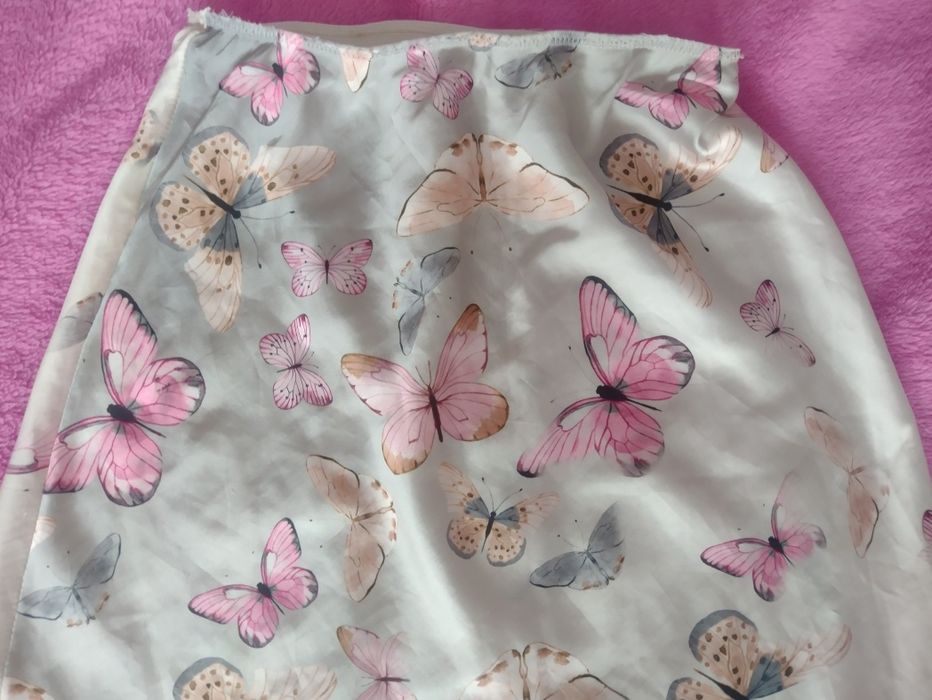 Spódnica satynowa MOTYLE roz S/36