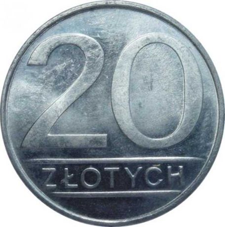 Moneta  20 zł 1987 stan menniczy