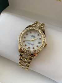 Rolex Datejust Gold Diamond Rubin President zegarek nowy damski zestaw