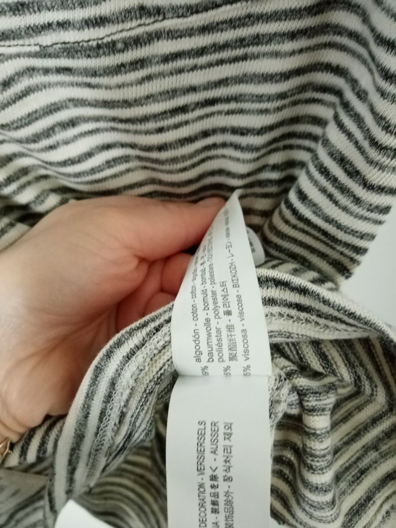 Chłopięcy T-shirt w paski Zara 134