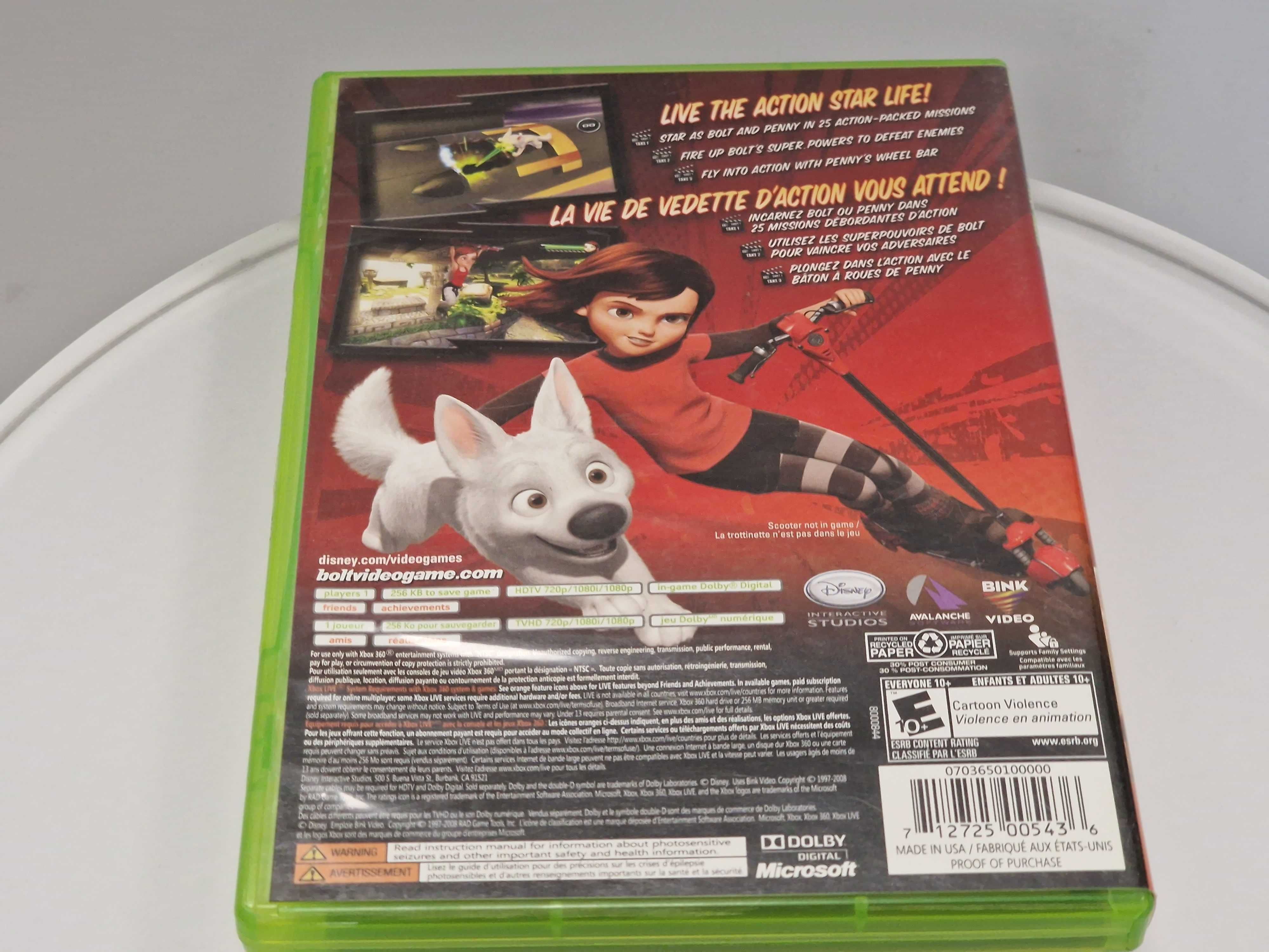 Gra Xbox 360 Walt Disney Bolt Sklep Zamiana