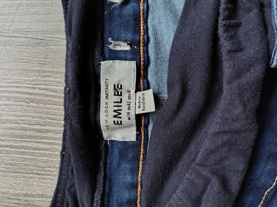 Spodnie ciążowe jeansowe rozmiar 42 rozciąga się