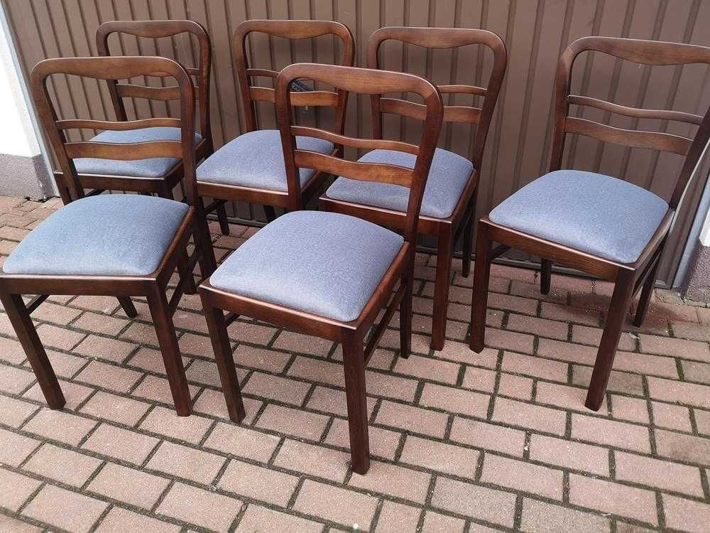 Krzesła ART-DECO Stare Antyk Komplet 6 Sztuk Po Renowacji Okazja.