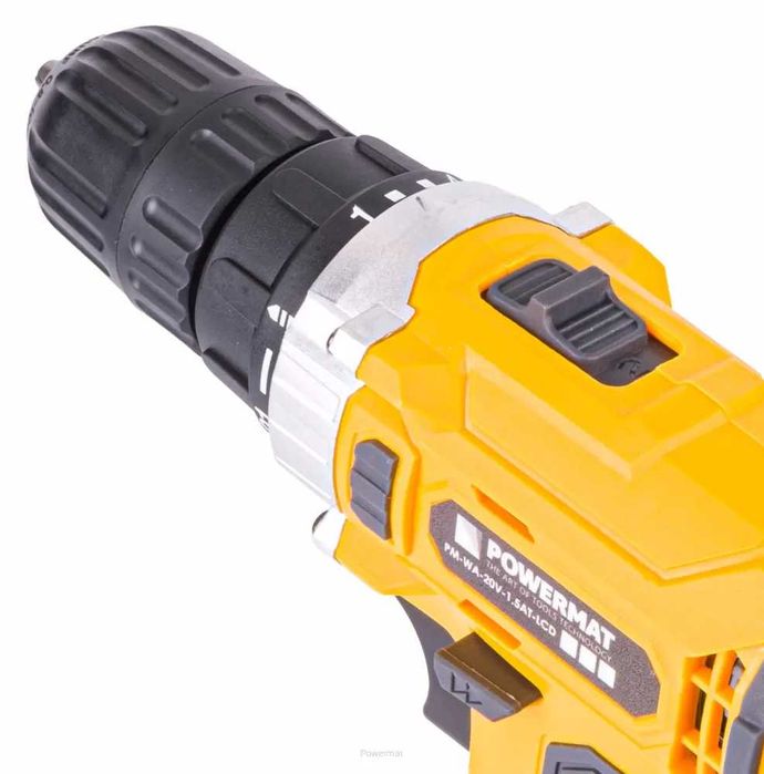 Wiertarko wkrętarka akumulatorowa Powermat LCD Powystawowa